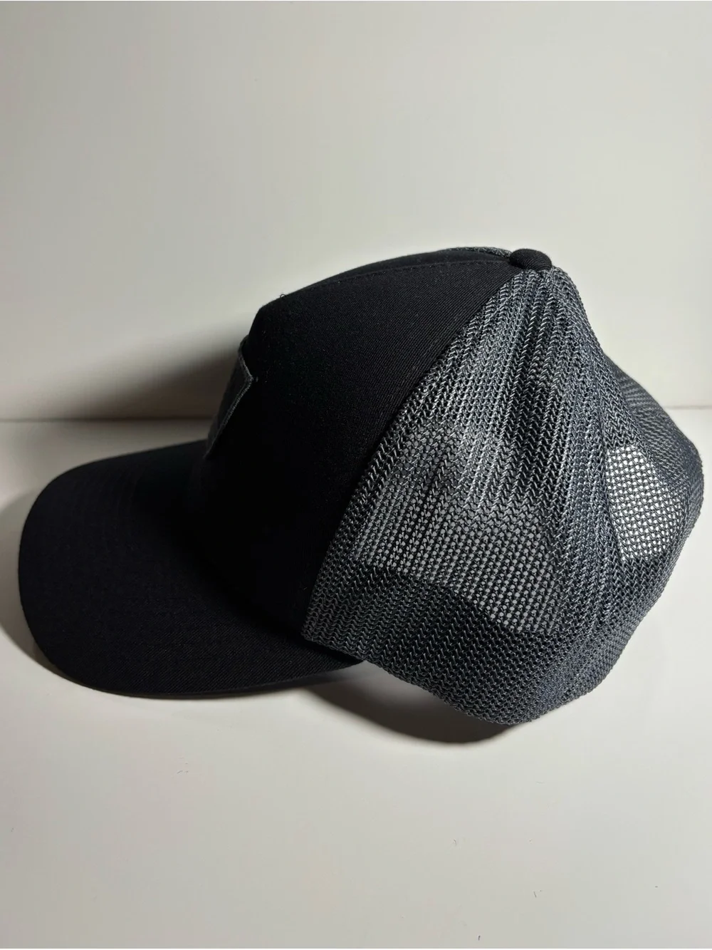 The North Face “Keep It Patched” Trucker Hat - One Size, Tnf Black/Asphalt Grey